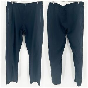 QOR Mens Waterproof Outdoor‎ Hiking Gorpcore Active Pants Size 38 Black